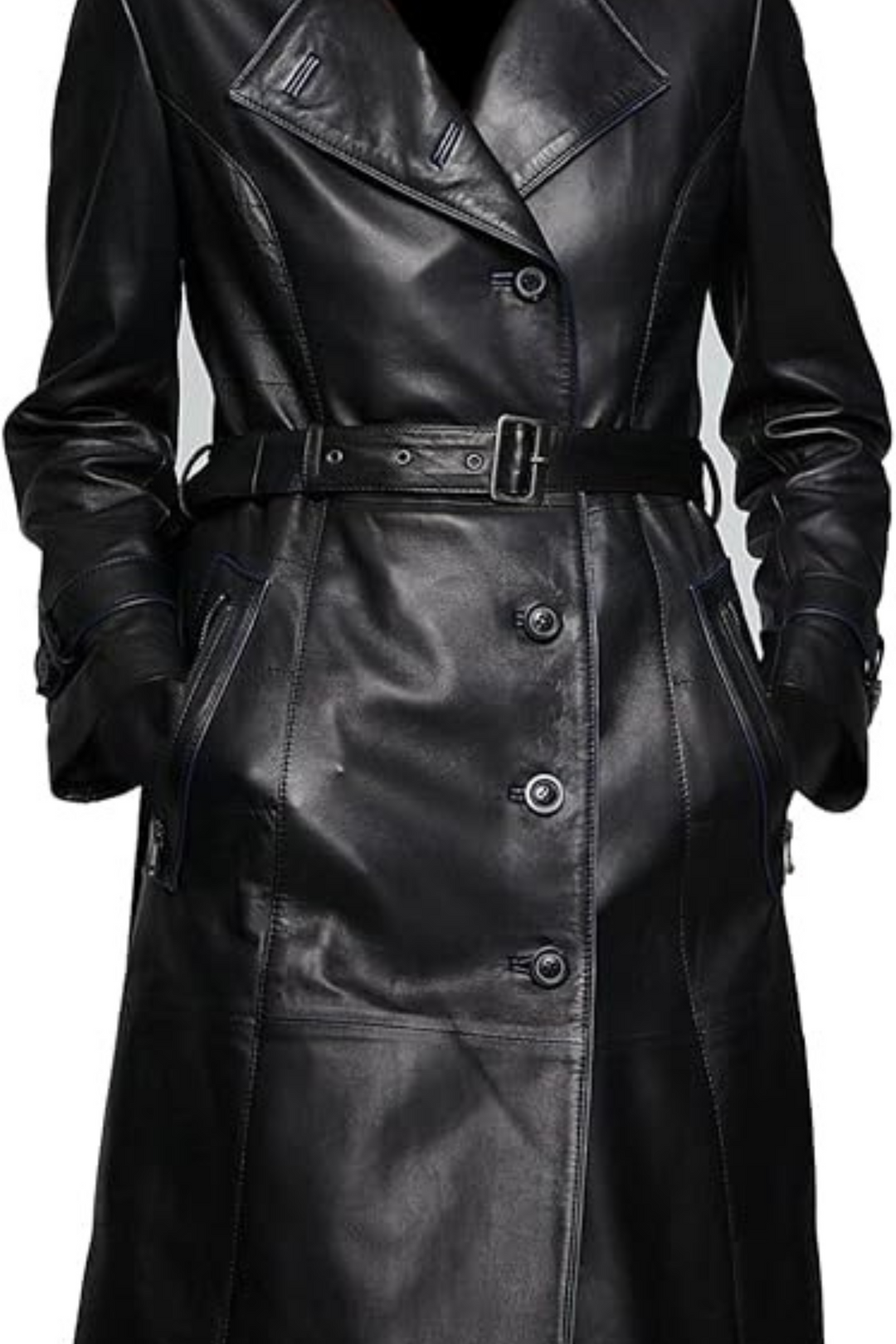 Rosa Leather Coat